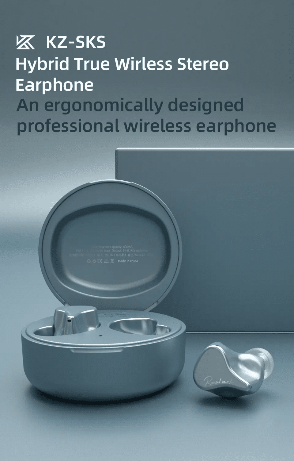 KZ SKS Hybrid True Wireless Stereo Earphone 2