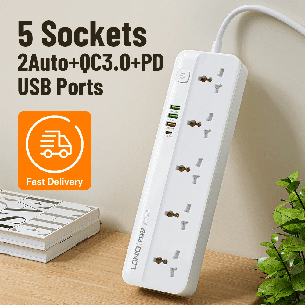 LDNIO SC5415 5 AC Universal Power Strip 1
