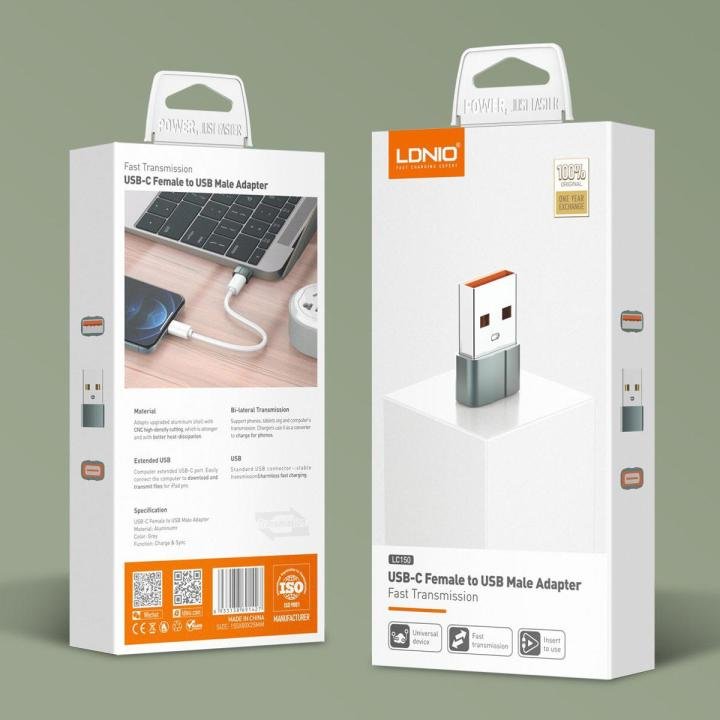 Ldnio LC150 USB C Female To USB Male Adapter Transmission 1