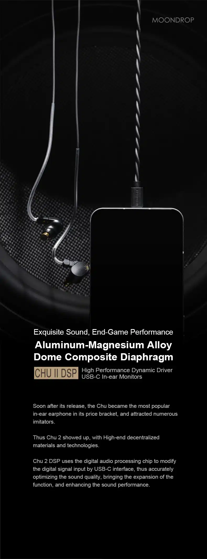 Moondrop Chu 2 DSP Type C Earphone with Mic 5