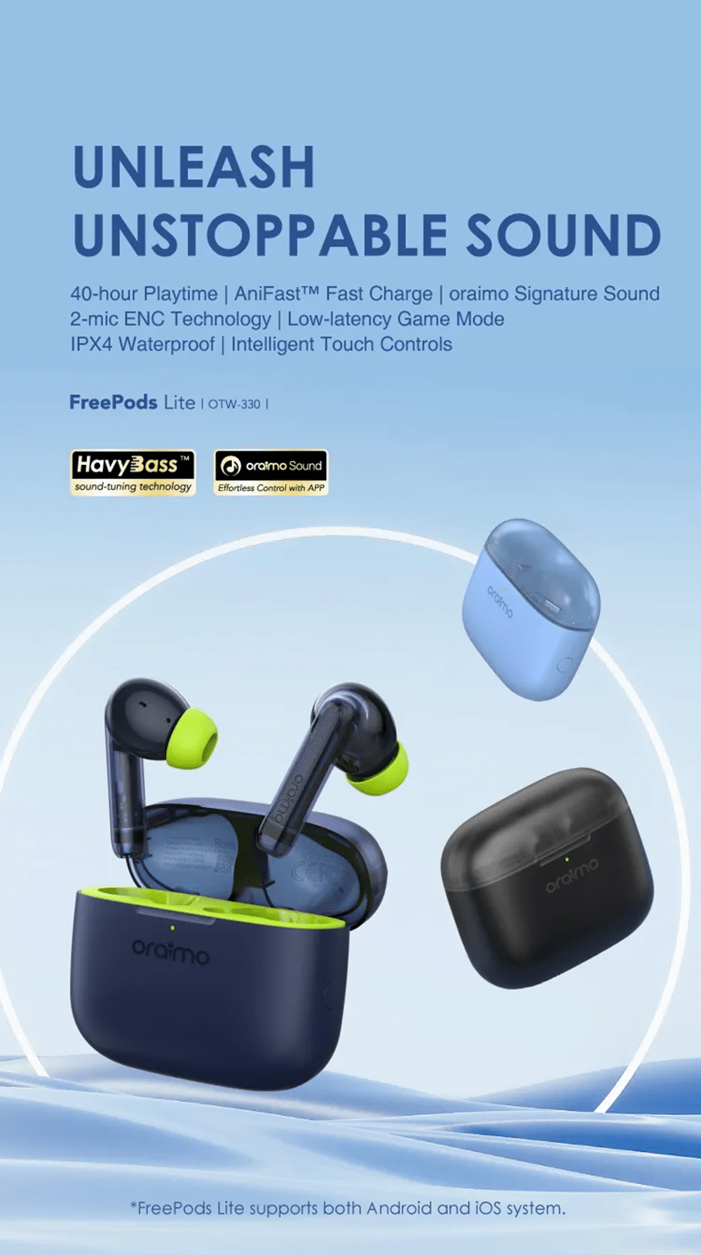 Oraimo FreePods Lite OTW 330 True Wireless Earbuds 1