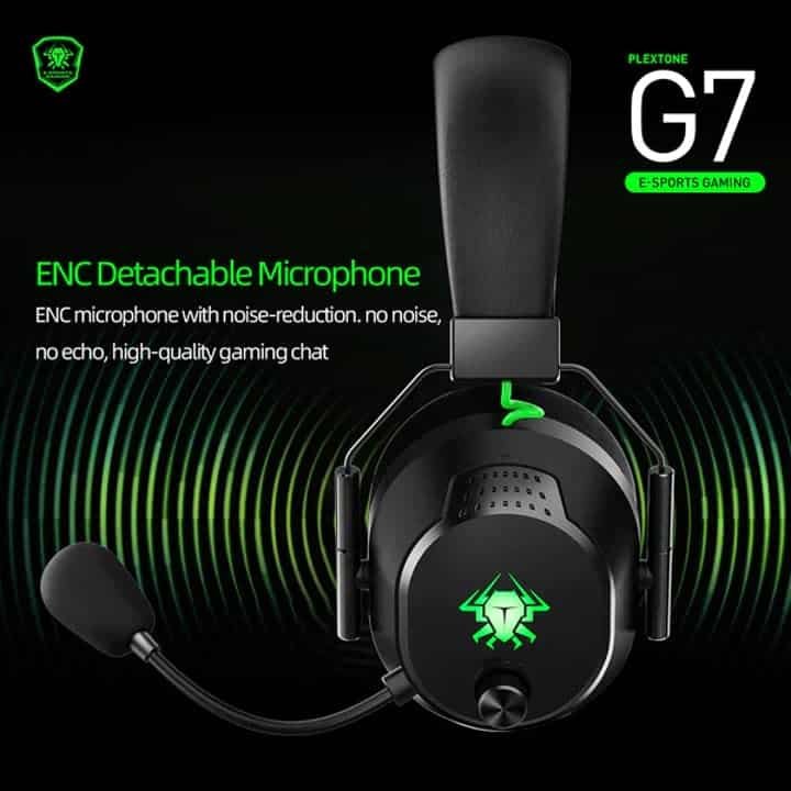 PLEXTONE G7 RGB 50mm Drivers ENC Gaming Headphones 2