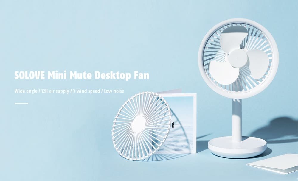 Xiaomi AISOLOVE F5 4000mAh Rechargeable Desk Fan 3