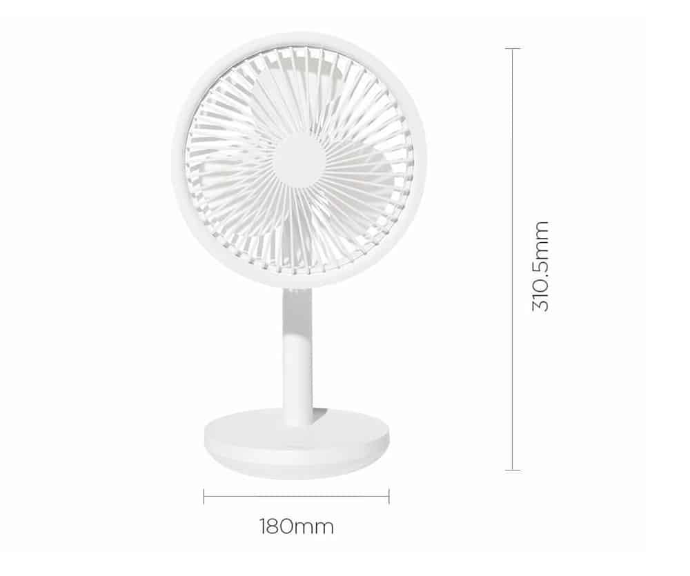 Xiaomi AISOLOVE F5 4000mAh Rechargeable Desk Fan 4