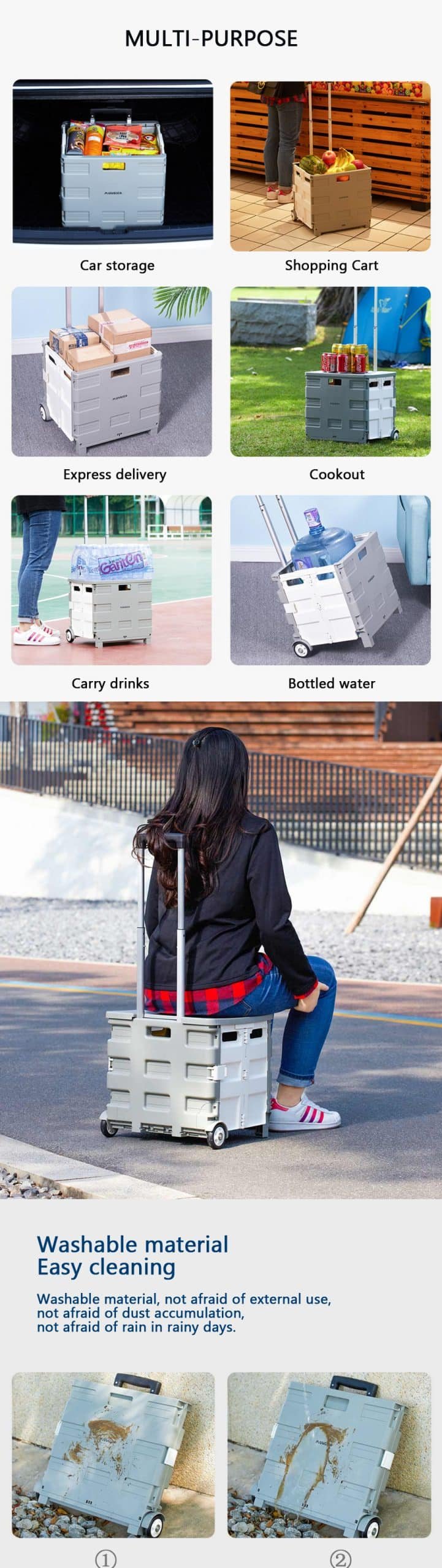 Xiaomi MAIWEI 55L Trolley Folding Storage Case 1 scaled