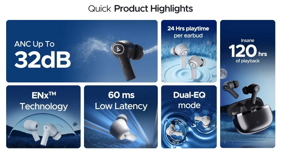 boAt Nirvana Ion ANC TWS Earbuds 1