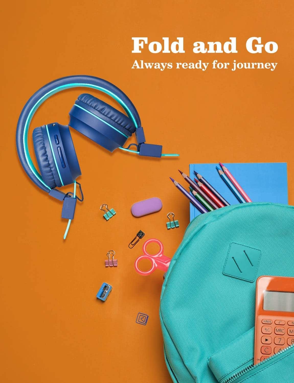 iClever H26 Kids Wired Headphone 5 1