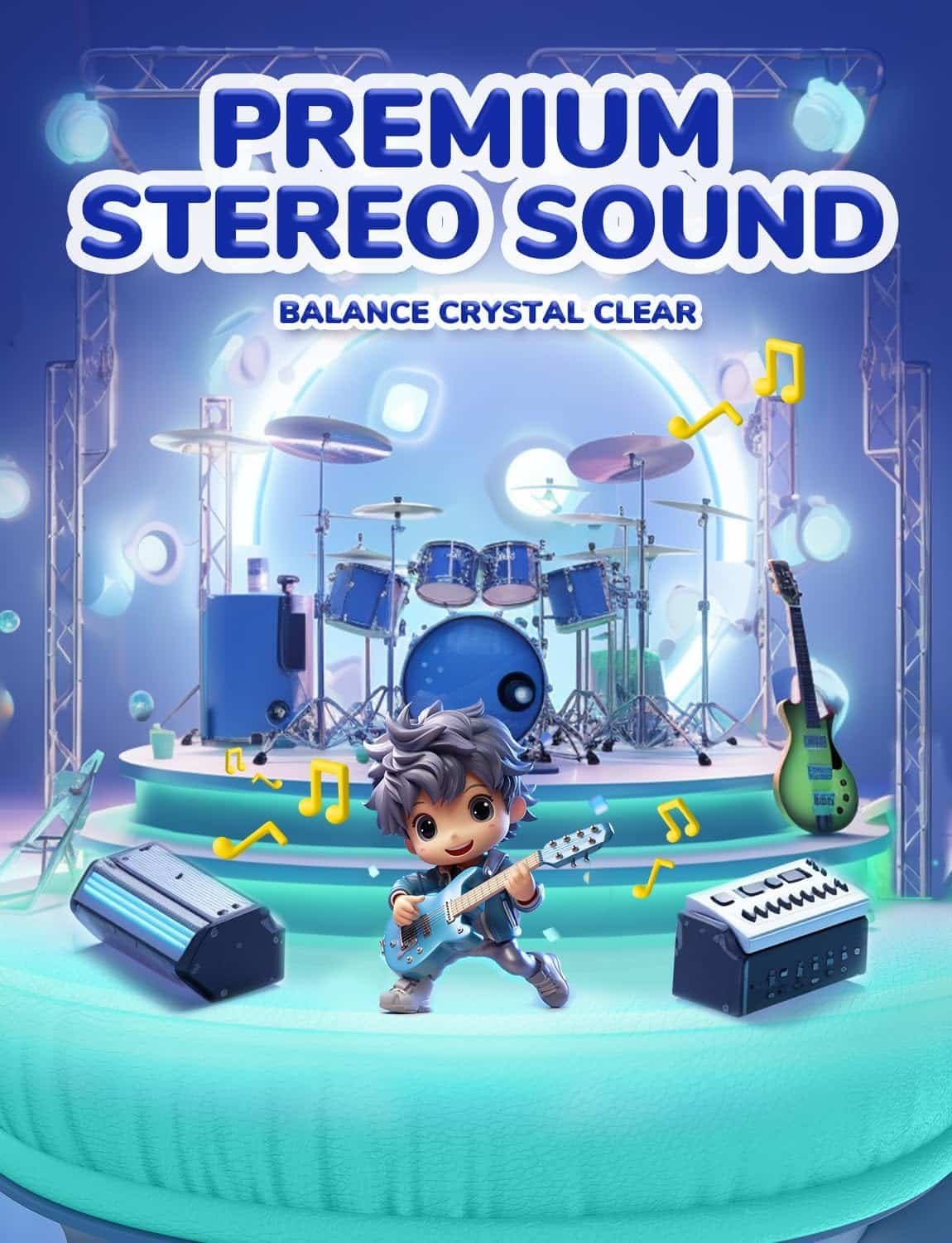 iClever H26 Kids Wired Headphone 9 1