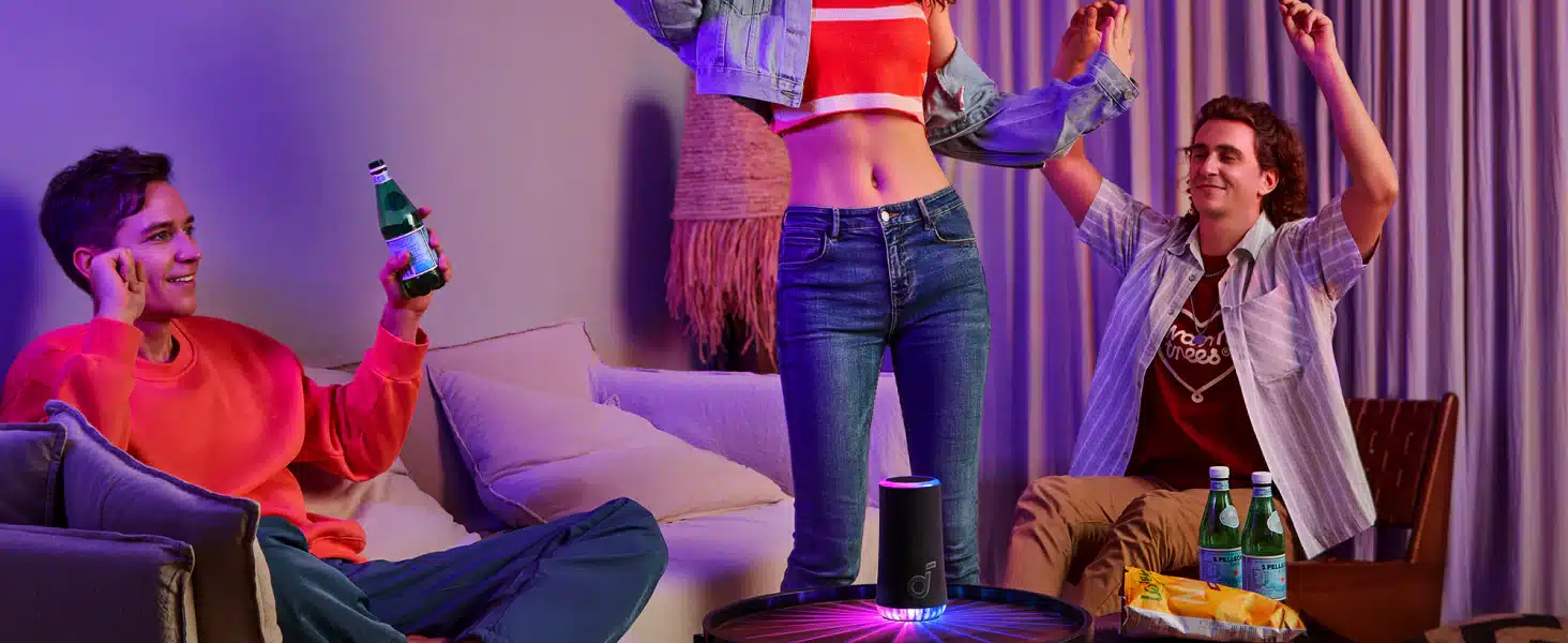 Anker Soundcore Glow Portable Speaker With 30W 360° Sound A3166 6