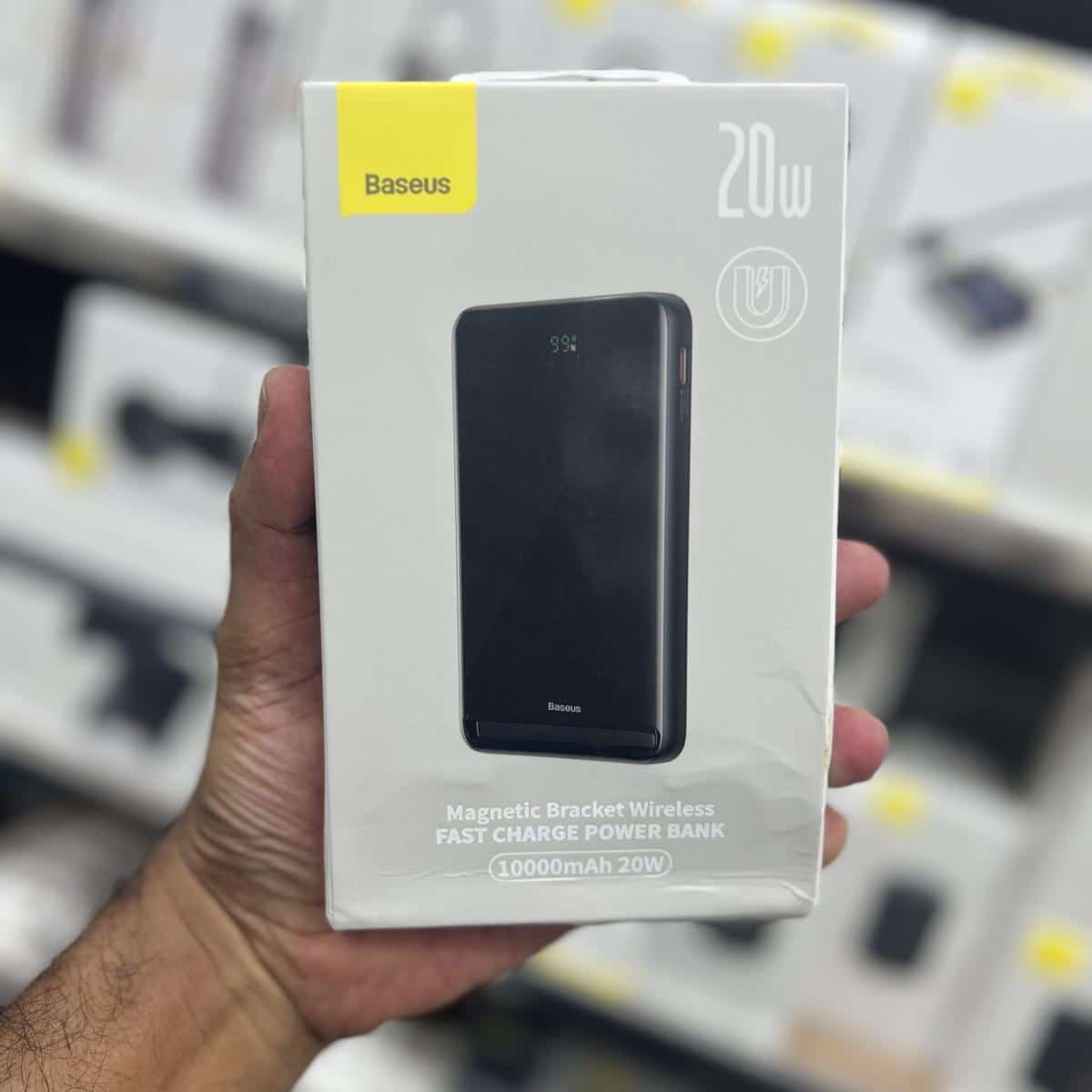 Baseus 10000mAh 20W Magnetic Bracket Wireless Fast Charge Power Bank