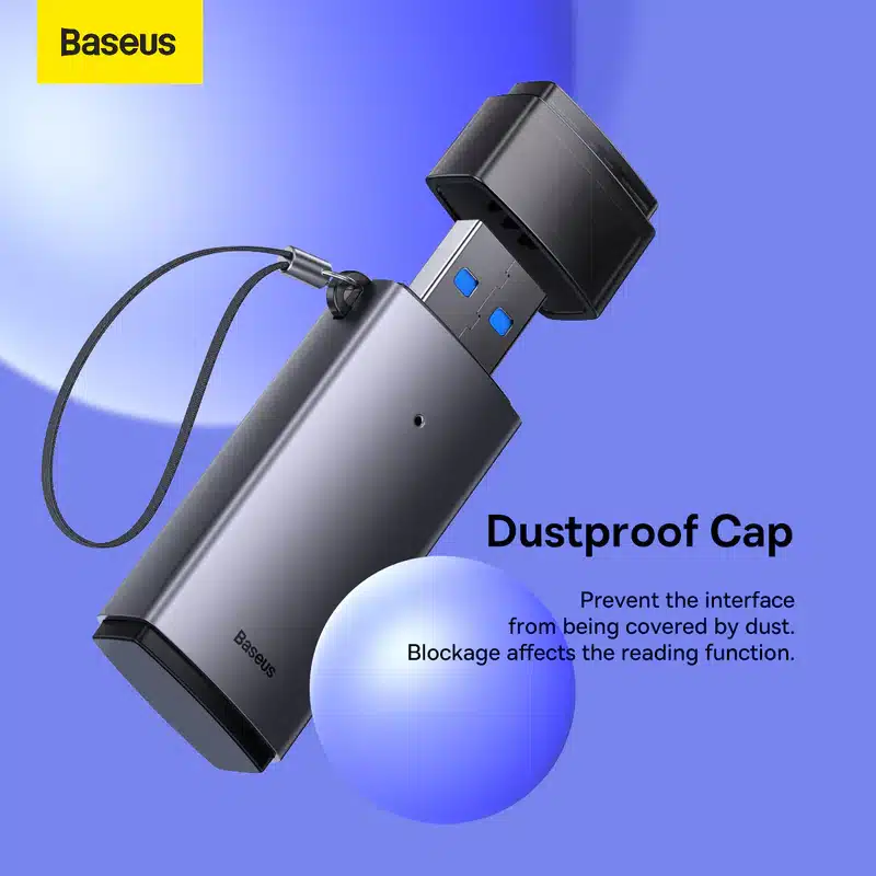 Baseus Airjoy USB A to SD TF Card Reader 2