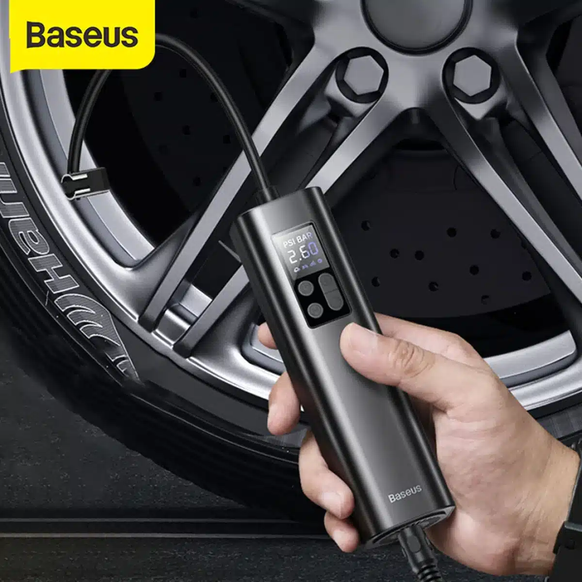 Baseus BSCG003 Mini Inflator Pump with LED Light 2
