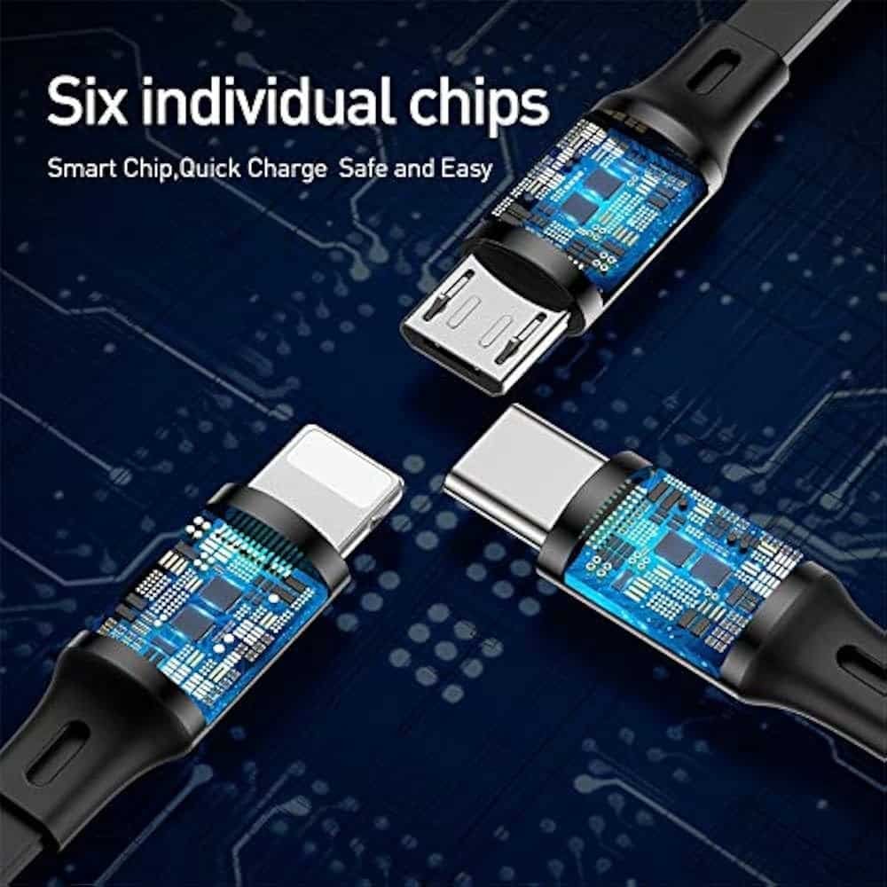 Baseus Golden Loop 3 in 1 Elastic Data Cable 1