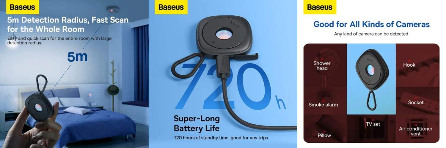 Baseus Heyo Camera Detector Price in Bangladesh 1068