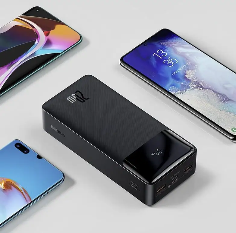 Baseus PPDML N01 Bipow Digital Display Power bank 30000mAh 20W Black 2