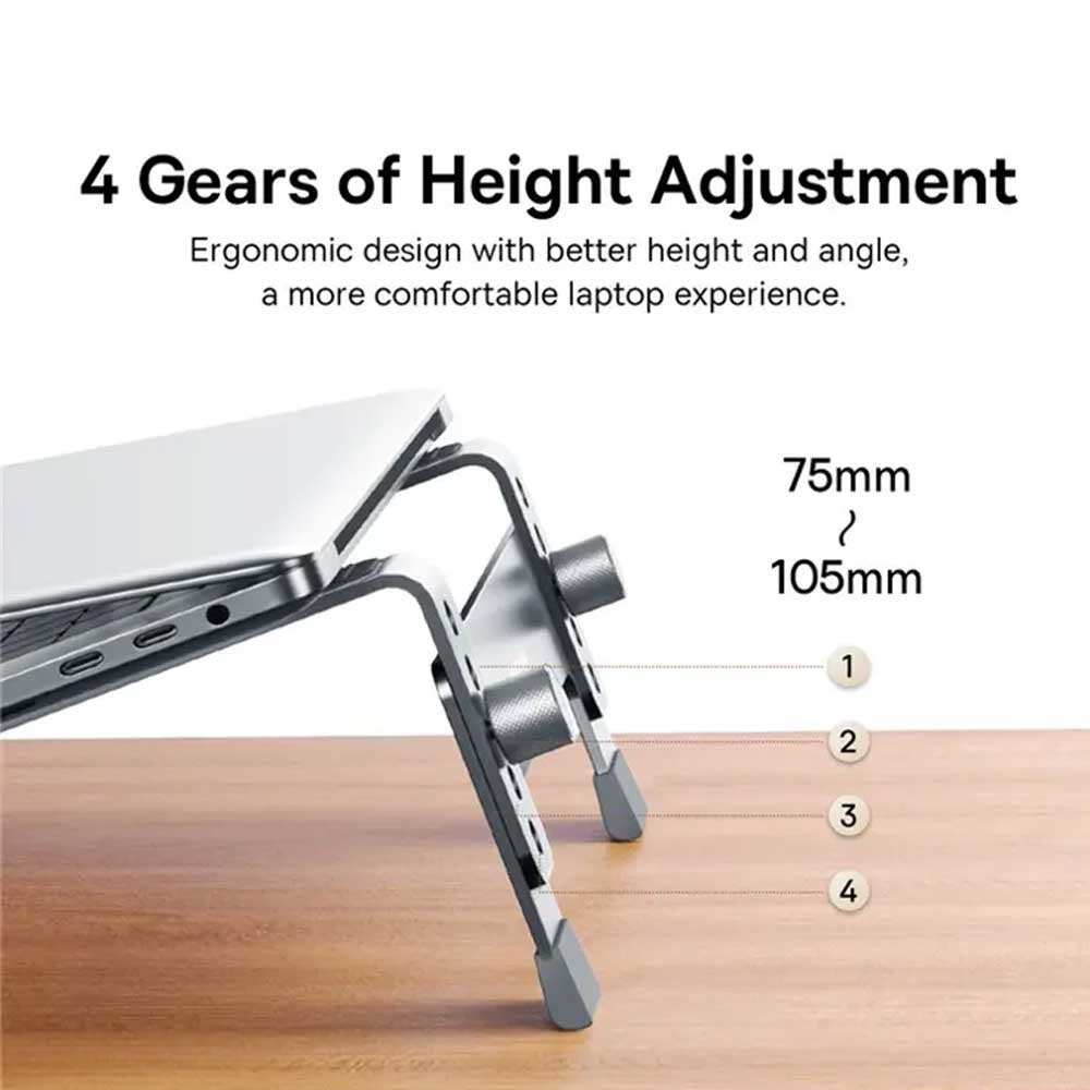 Baseus Ultrastable Series 4 Gear Adjustable Desktop Laptop Stand 3