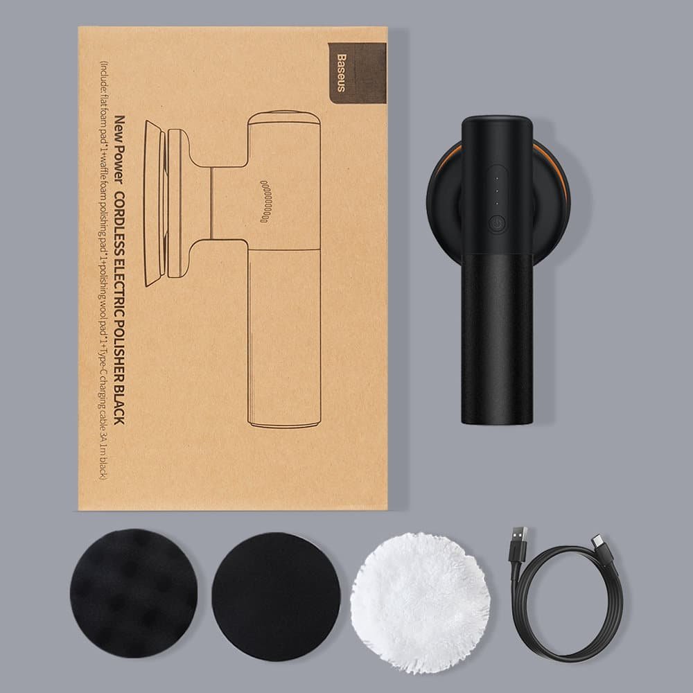 Baseus cordless electric polish machine 30W 4000mAh black CRDLQ B01 1