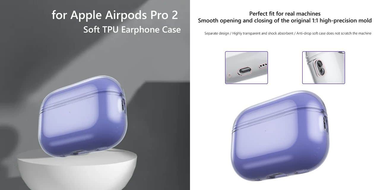 COTECI AirPods Pro 2 Crystal case Transparent 73042 TT 1