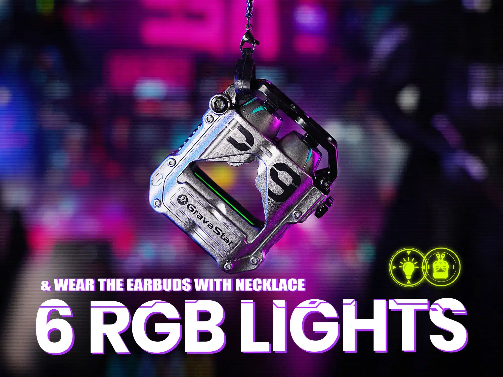 Gravastar sirius pro gray earbuds16 RGB