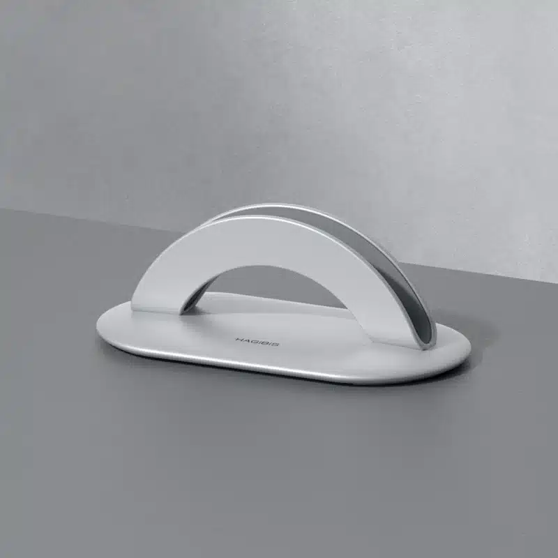 Hagibis Vertical Laptop Stand Desktop Aluminum Adjustable Holder (NBS03) 1 Hagibis Vertical Laptop Stand Desktop Aluminum Adjustable Holder NBS03 2