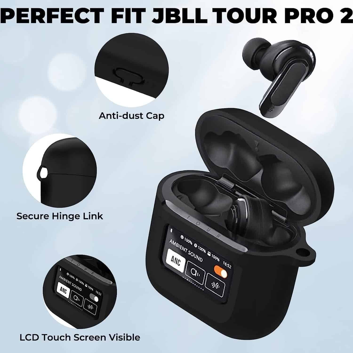 JBL Tour Pro 2 Silicone Case With Anti Lose Hook 2