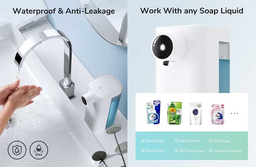 JISULIFE AH02 Automatic Gel Dispenser 4