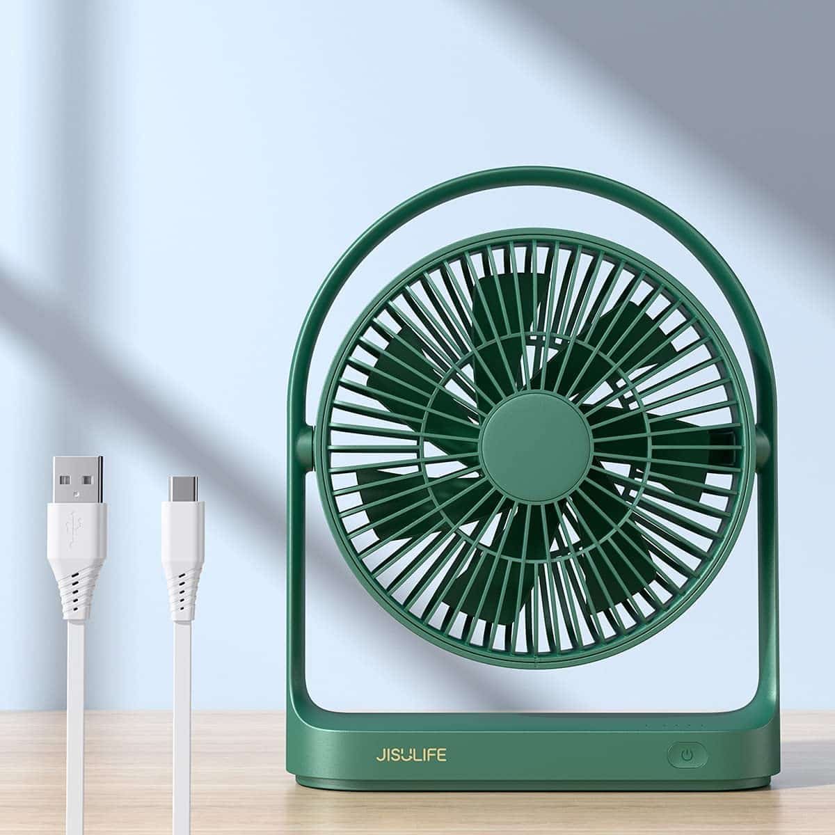 JISULIFE FA19 USB Portable Rechargeable Fan 4000mAh 2