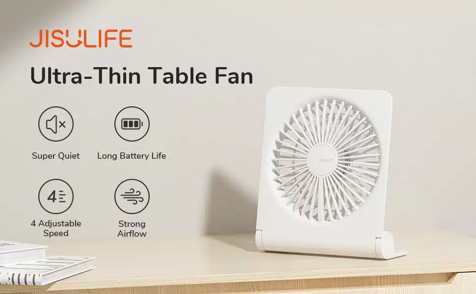 JISULIFE FA28A Desktop Foldable Fan 1