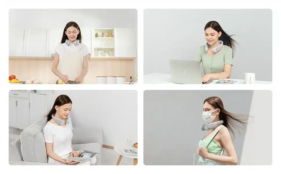 JISULIFE FA35 Portable Ultimate Bladeless Neck Fan