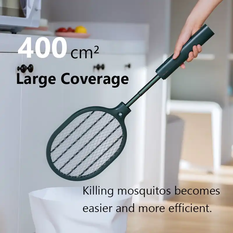 JISULIFE MS01 Mosquito Swatter Racket 3 JISULIFE MS01 Mosquito Swatter Racket 2