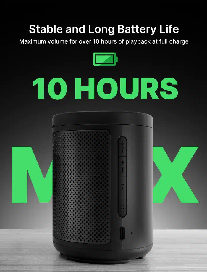 JSAUX 3 in 1 Portable Magsafe Charger with Speaker