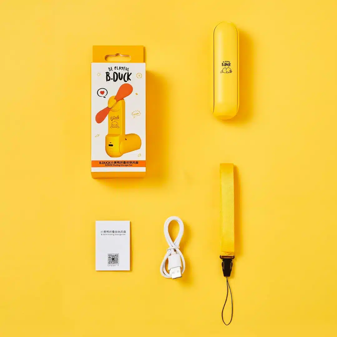 Jisulife F8L B.Duck Series Mini Fan Yellow