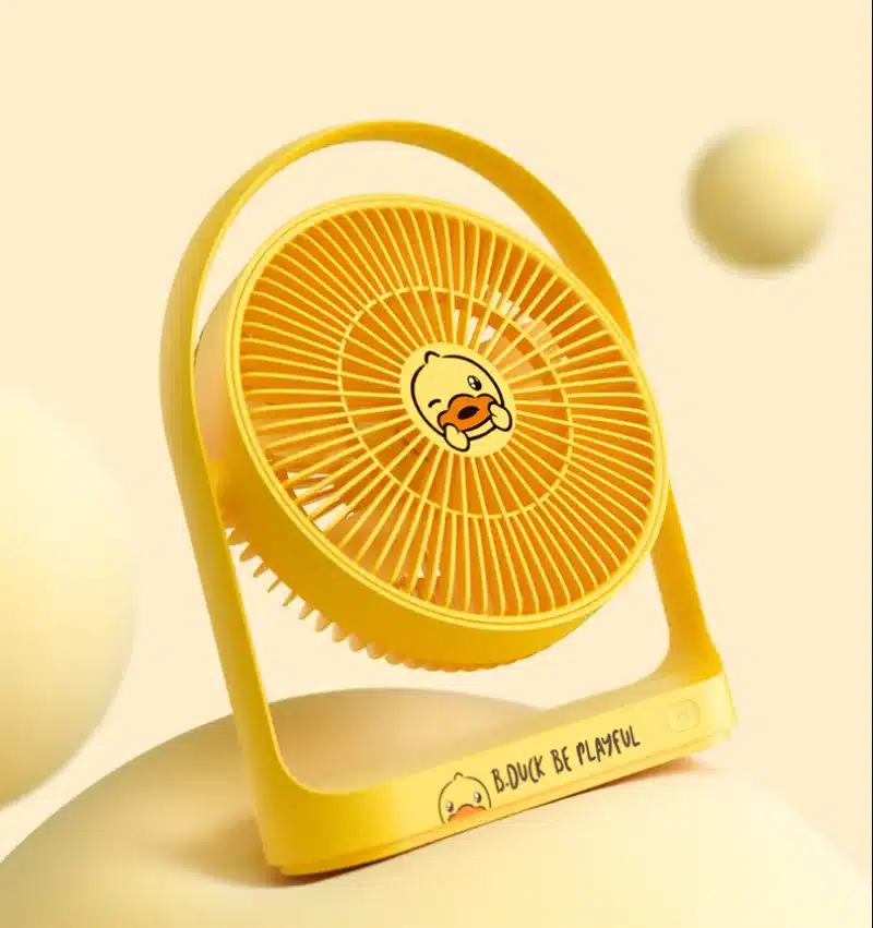 Jisulife FA19B BDuck Portable Rechargeable Fan 4000mAH Battery 1