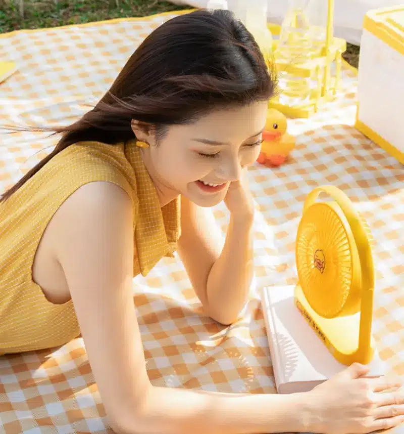 Jisulife FA19B BDuck Portable Rechargeable Fan 4000mAH Battery 4