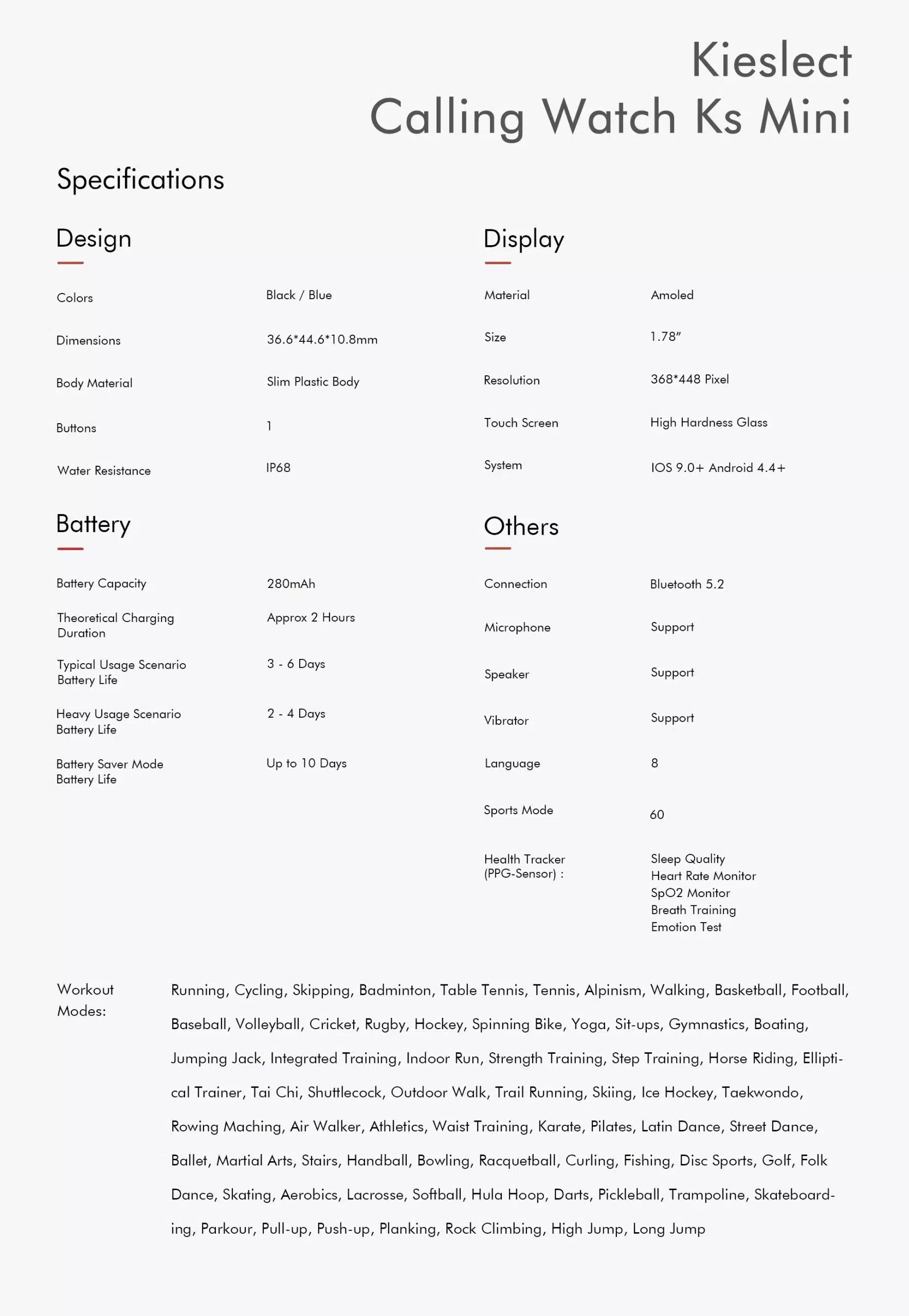 Kieslect Ks Mini Amoled Display Calling Smart Watch 5 scaled 1