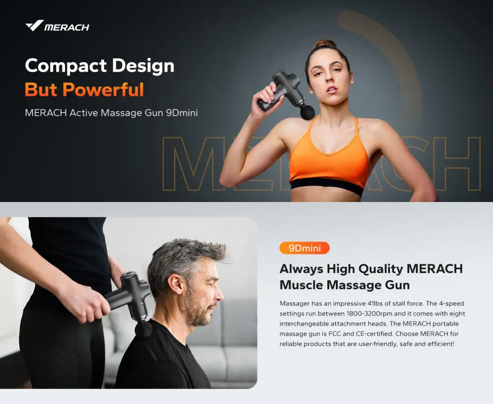 MERACH 9D Mini Massage Gun 1