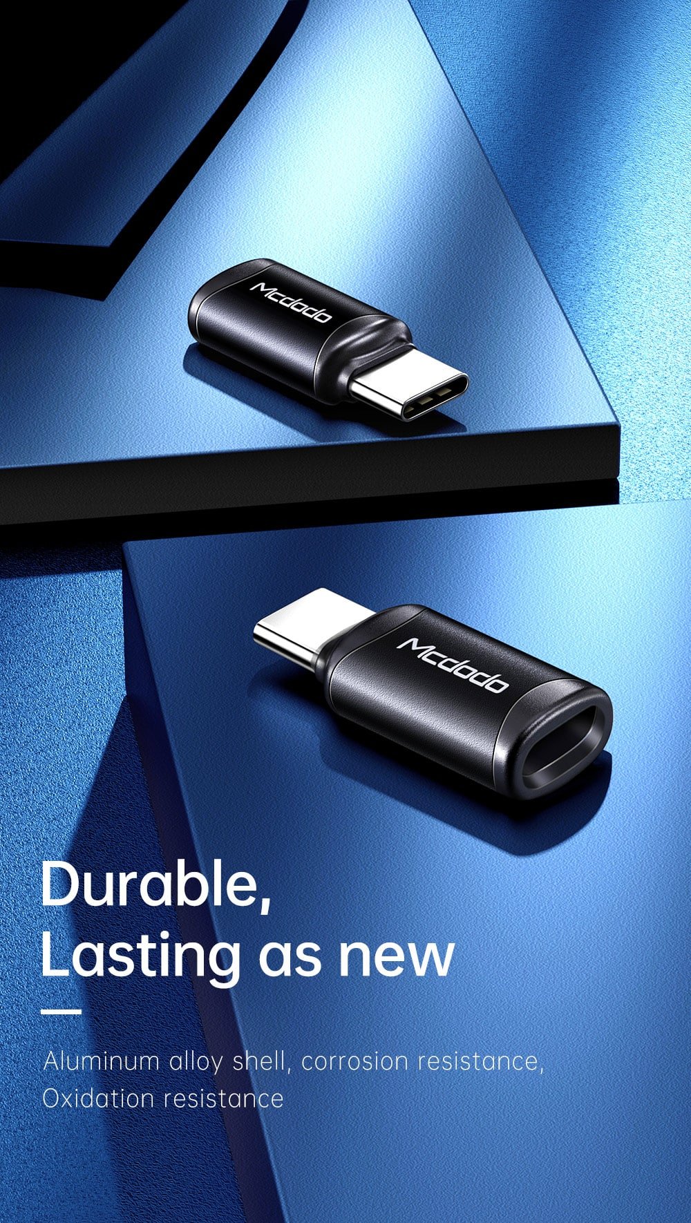 Mcdodo OT 770 OTG Lightning To USB C Adapter 2