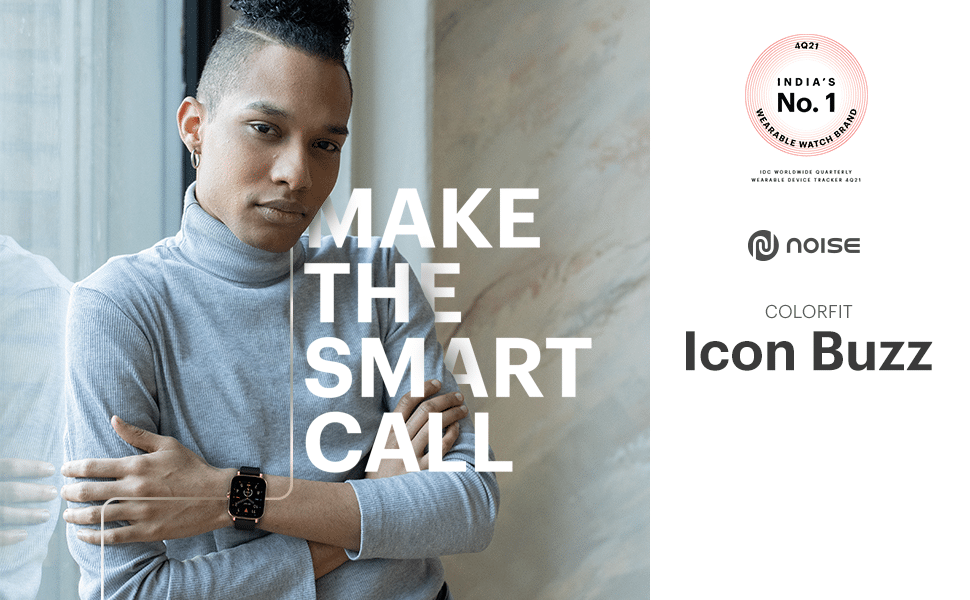 Noise ColorFit Icon Buzz Bluetooth Calling Smart Watch 3