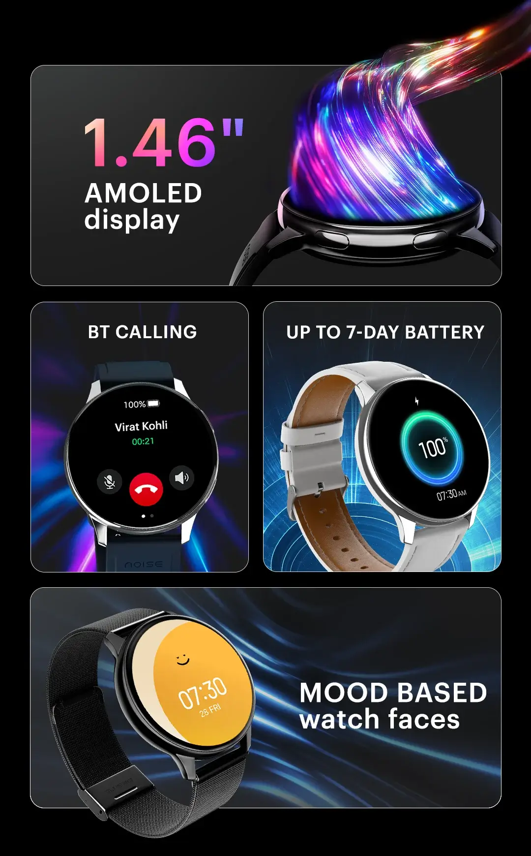 Noise NoiseFit Vortex Plus Smartwatch 1