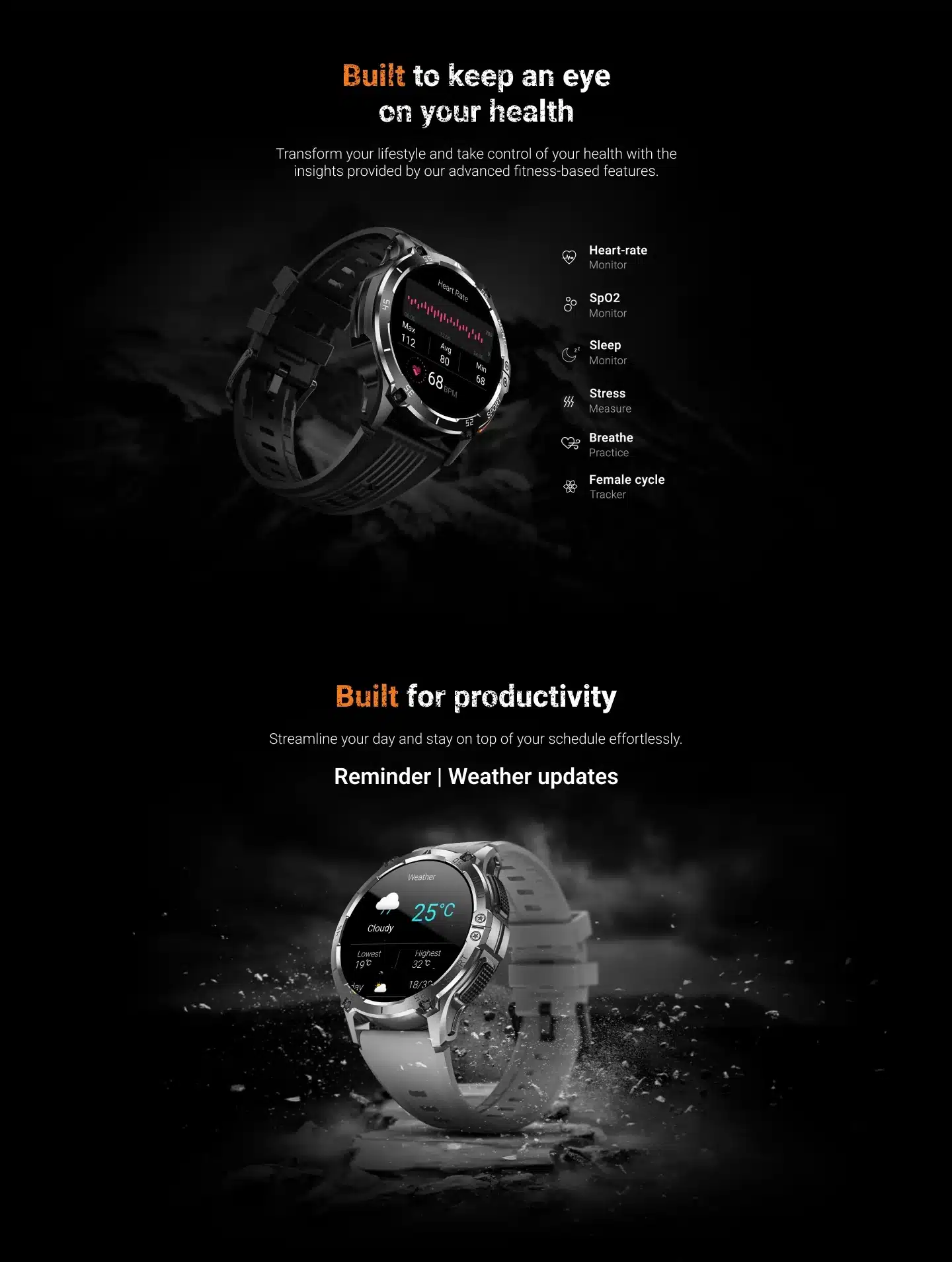 Noisefit Force Plus Amoled Display Smartwatch 6
