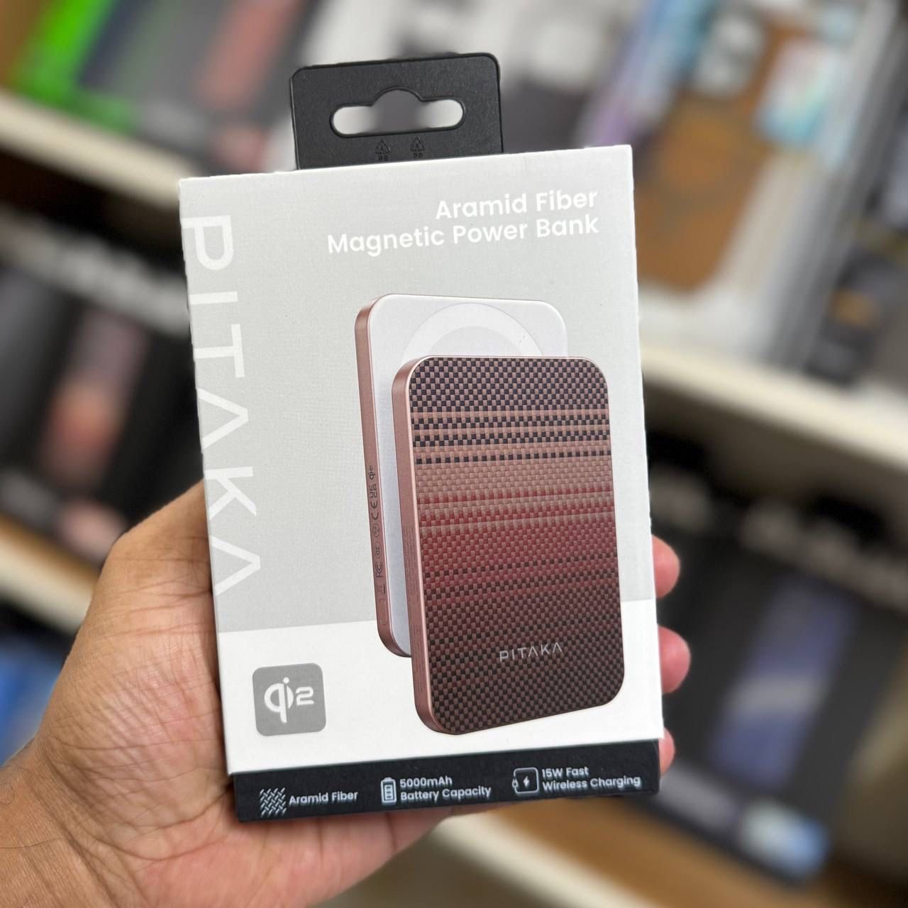 PITAKA Moonrise Qi2 5000 mAh 15W MagSafe Power Bank 2