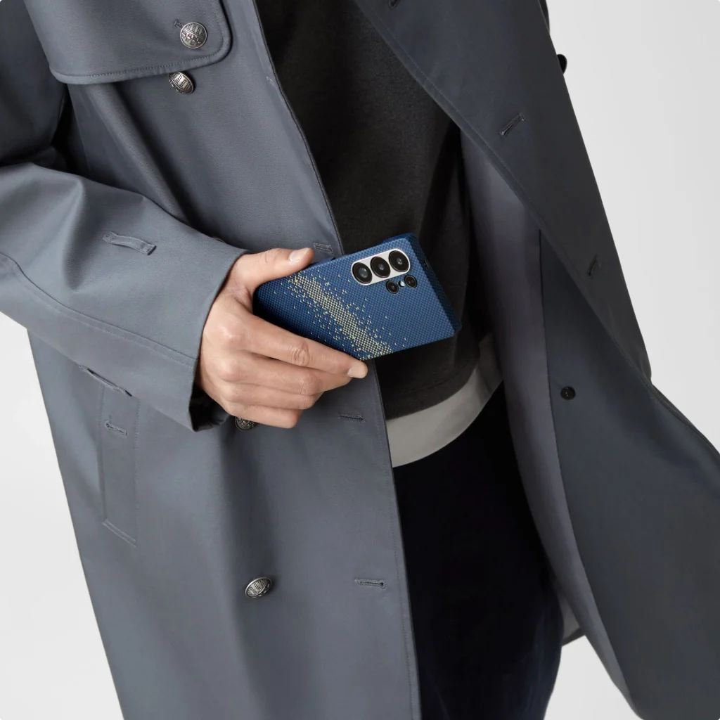 Pitaka StarPeak Tactile Woven Case for Samsung Galaxy S25 Ultra MILKY WAY GALAXY 1