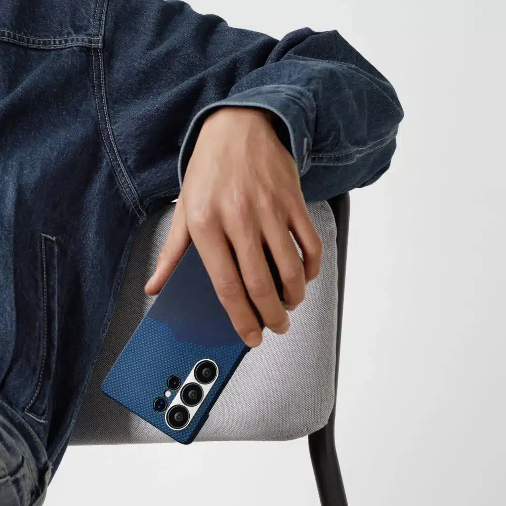 Pitaka StarPeak Tactile Woven Case for Samsung Galaxy S25 Ultra MILKY WAY GALAXY 2