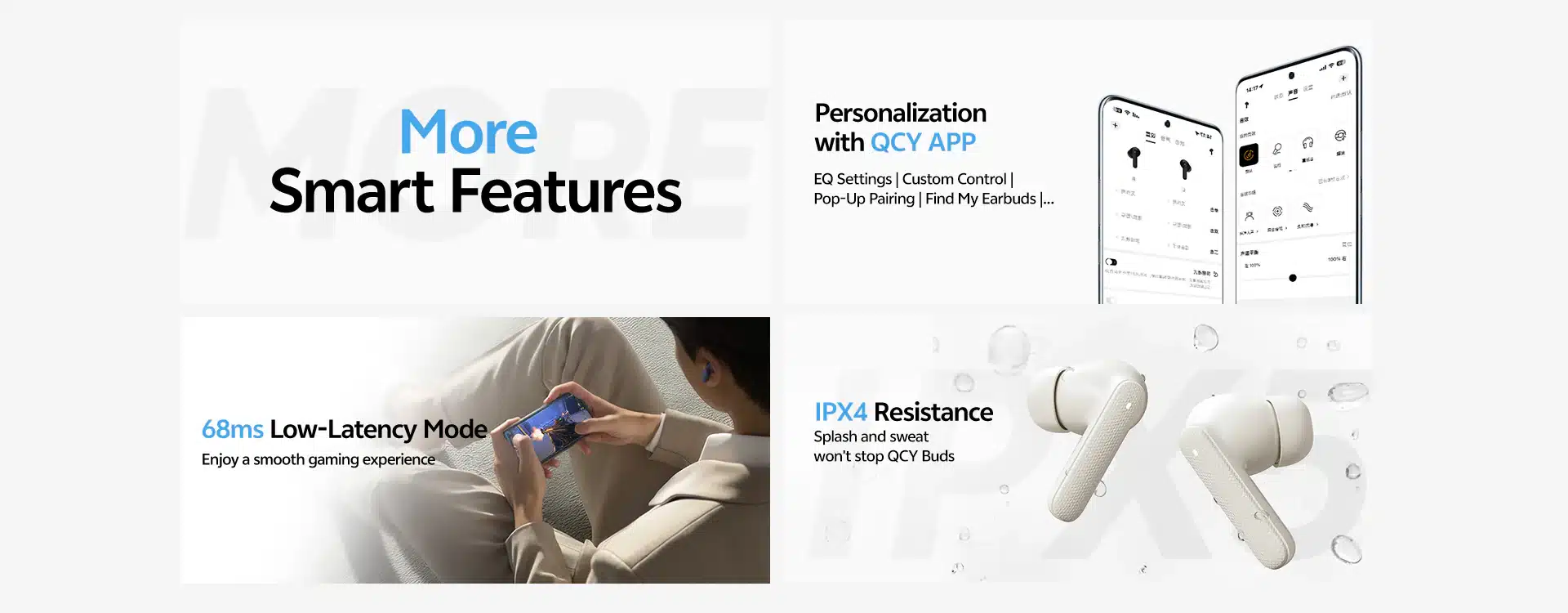 QCY Buds QT43 True Wireless Earbuds 2