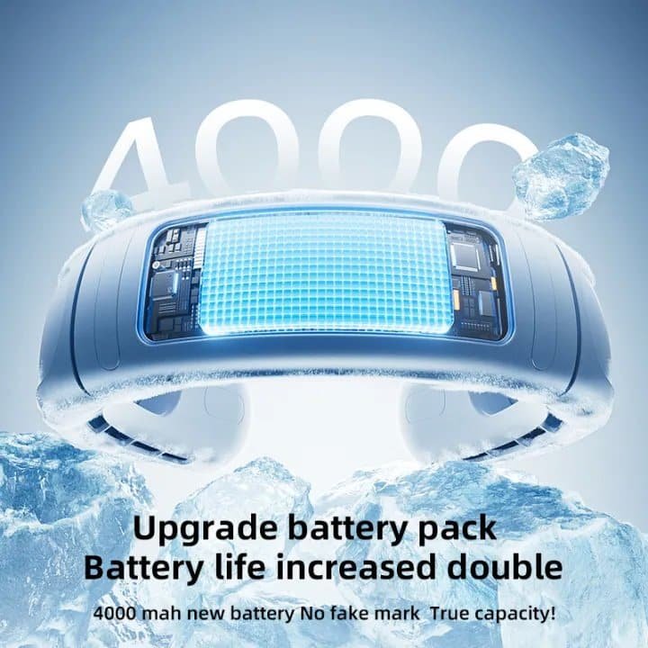 RTAKO GBF001 4000mah Ice Breeze Neck Hanging Fan 1