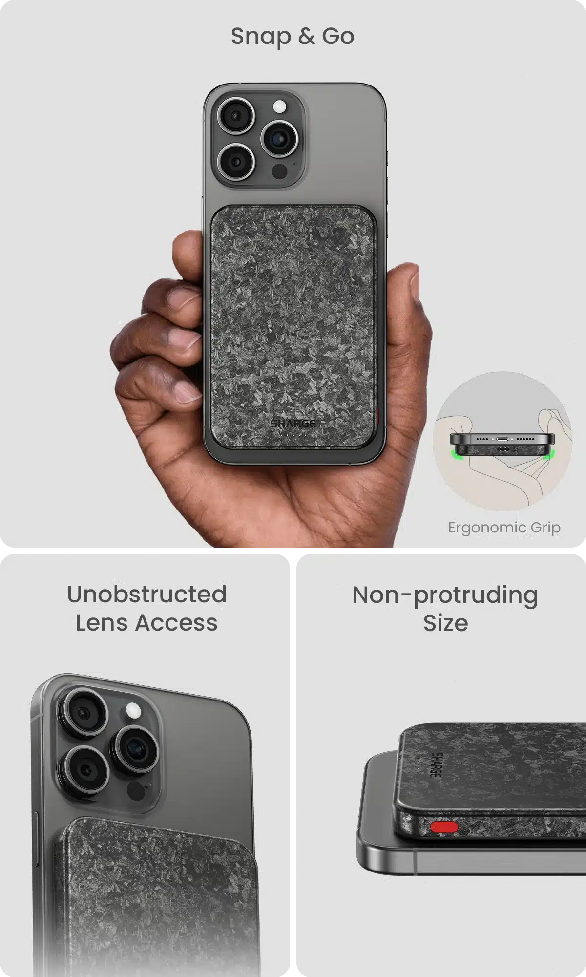 SHARGE CarbonMag 5K 20W MagSafe Power Bank 1