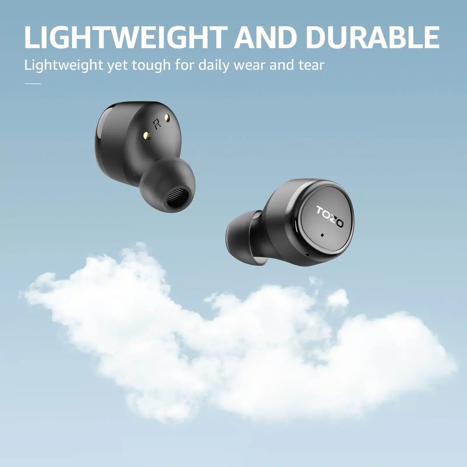 TOZO Agile Solo Ultra lightweight TWS Earbuds 4