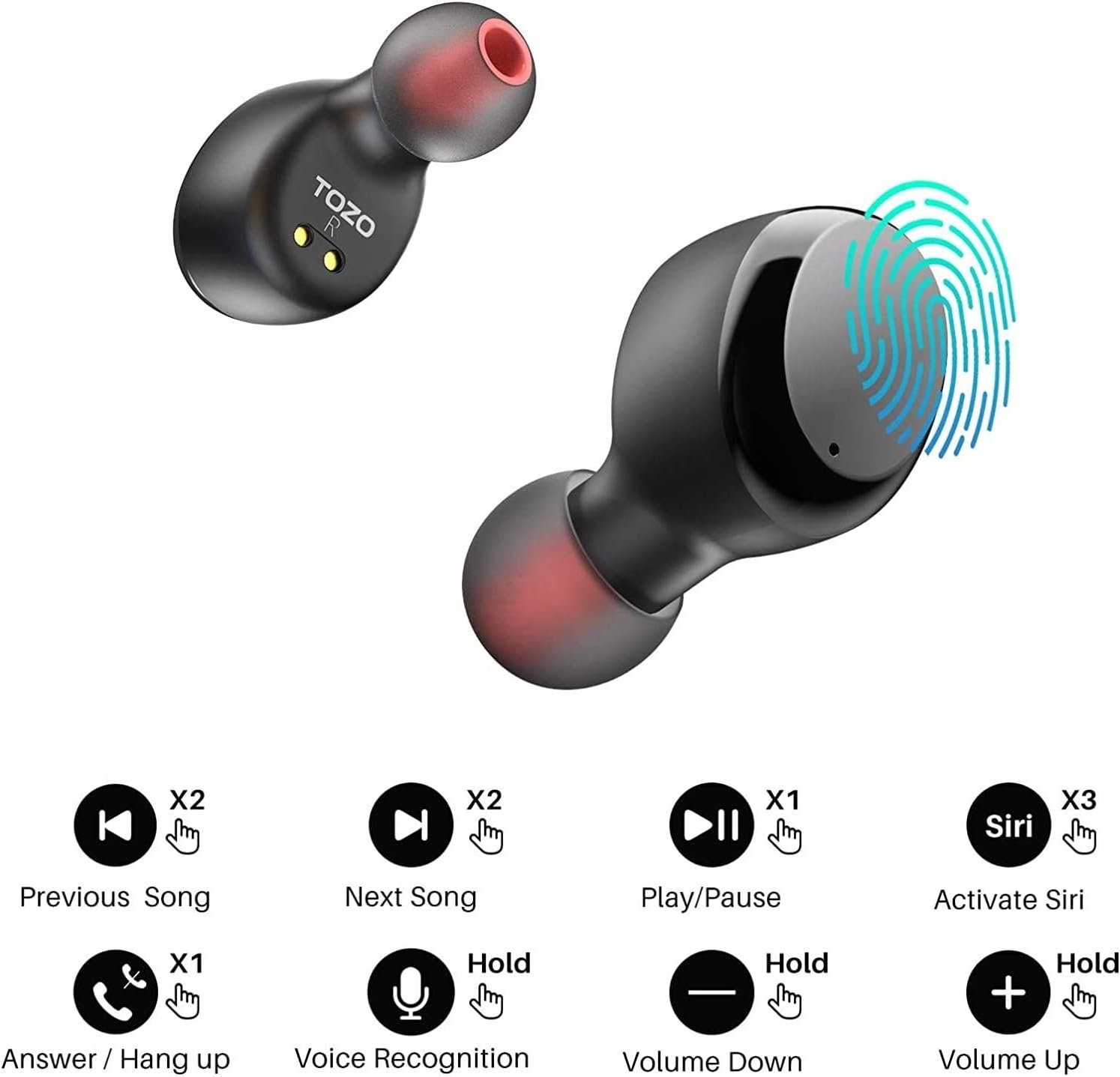 TOZO T6 True Wireless Earbuds 5