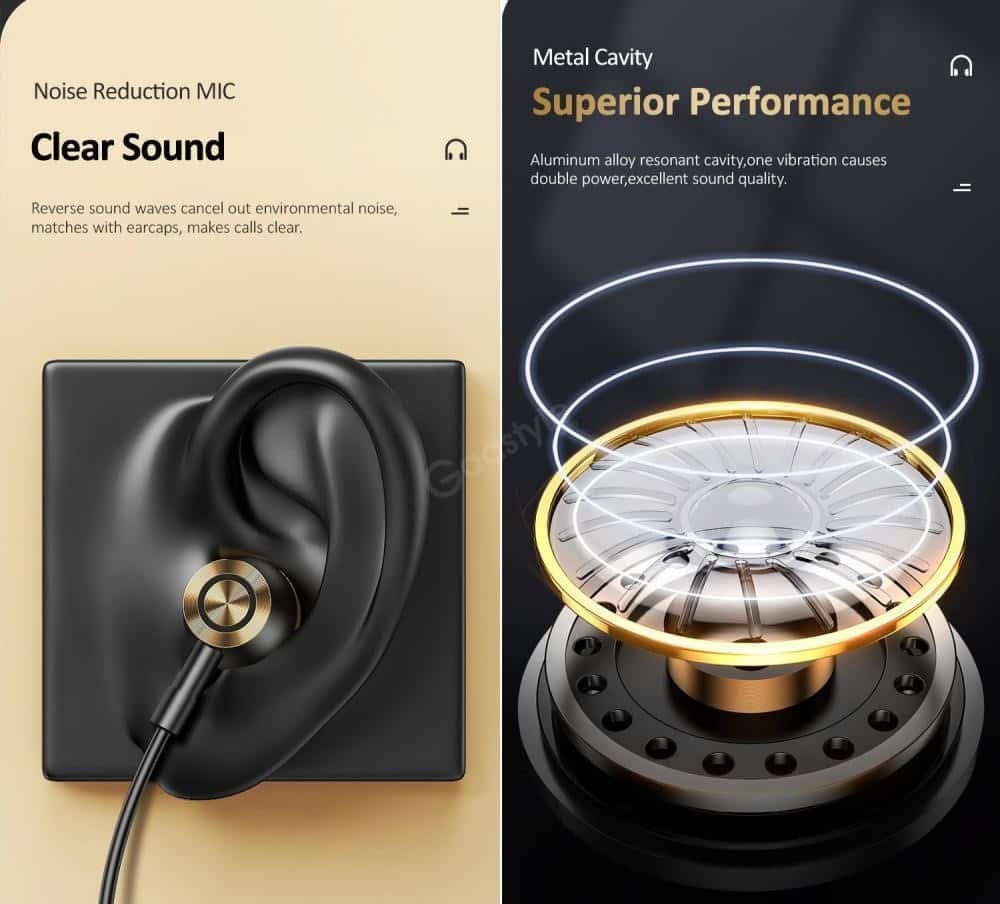 USAMS US SJ482 EP 43 Type C In ear Metal Earphone 3