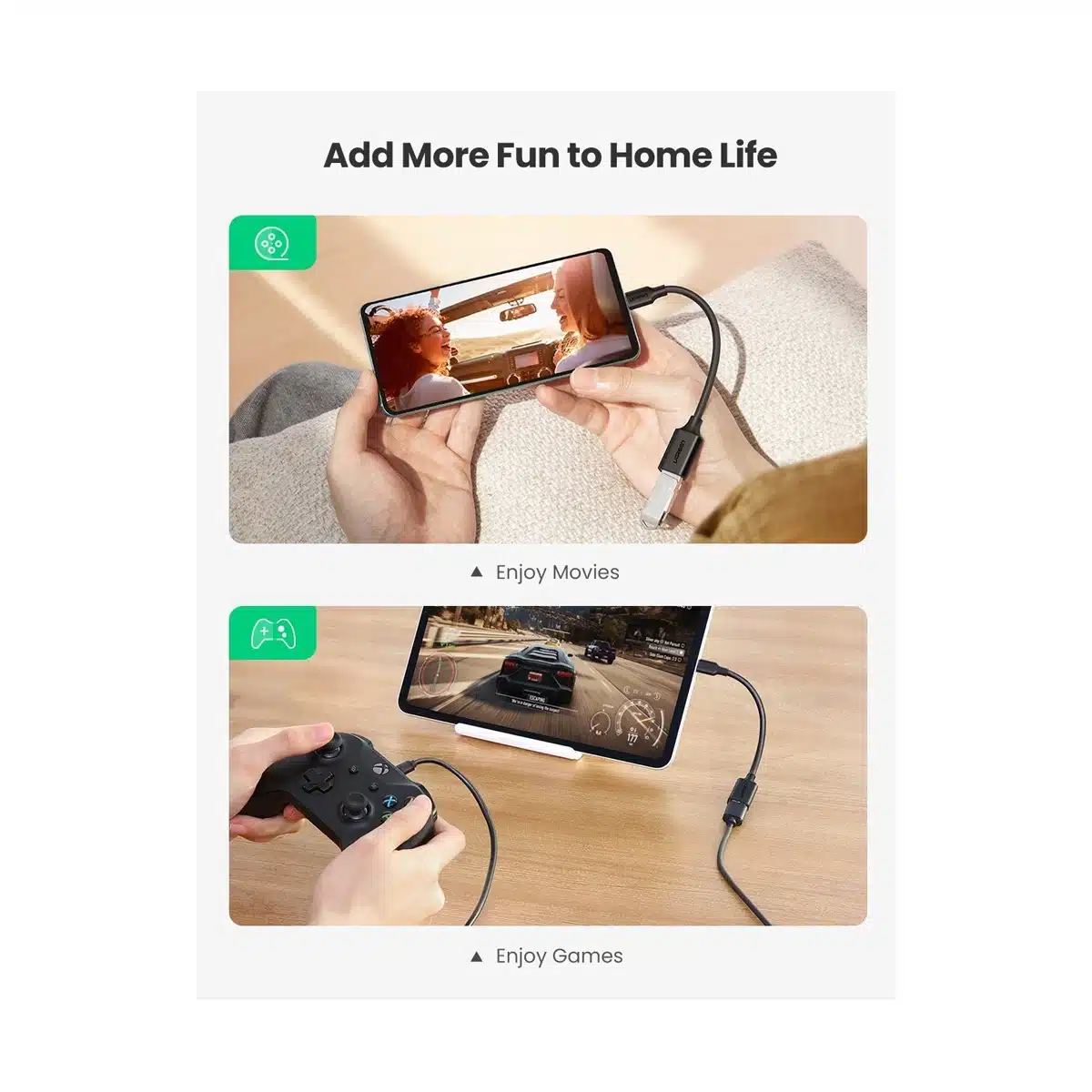 Ugreen US154 USB C To USB A Adapter 30702